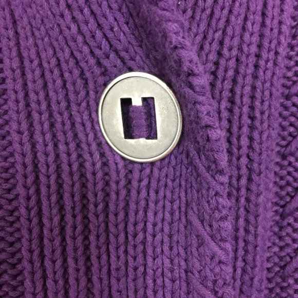 Chico's Ribbed Knit Cardigan Sweater Equestrian - Picture 6 of 7